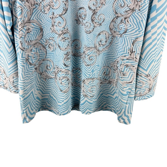 J.McLaughlin Catalina Cloth Geometric Print Top XL - Picture 5 of 7